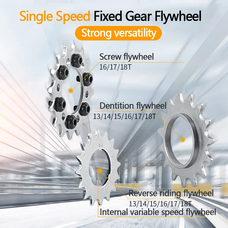 13T 14T 15T 16T 17T 18T Fixed Gear Single Speed Freewheel Bicycle Disc Brake Wheel Cogs Sprocket