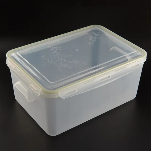 Large size 6.5 L Refrigerator Storage Box Food Storage Container with Lid  Plastic Storage Bins Kitchen Fridge Cabinet Freezer - AliExpress