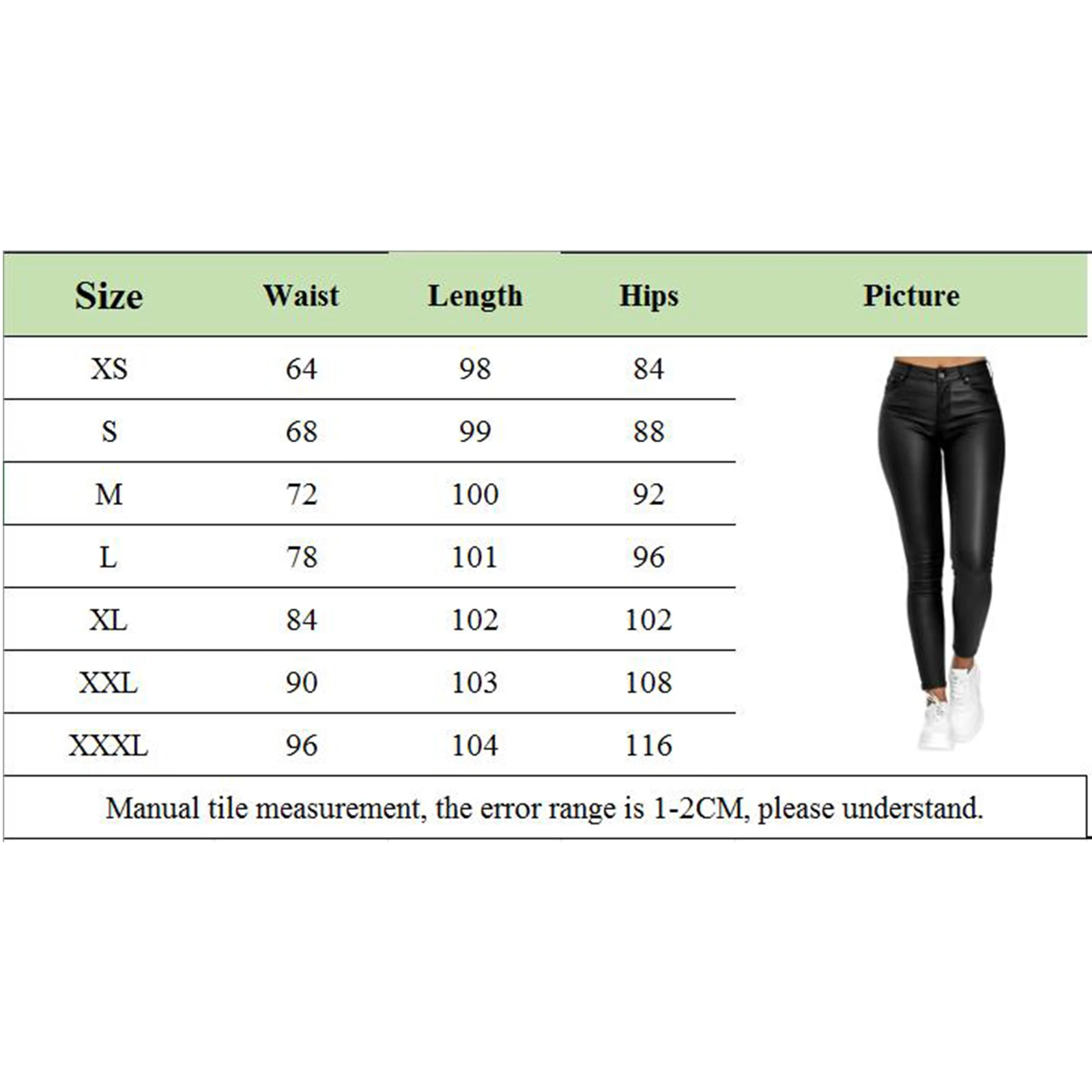 cargo pants for women Female Leather Leggings Pants Girl Solid Small Feet Fashion Pants Stretch Trousers Slim Fit Autumn High Waist Casual Pants cigarette pants