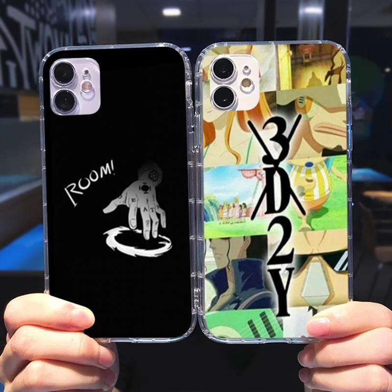 Krajews 3d2y Luffy Tattoo One Piece Phone Case Transparent Case For Iphone 6 6s 7 8 Plus Xr X Xs 11 12 Pro Max Phone Case Covers Aliexpress