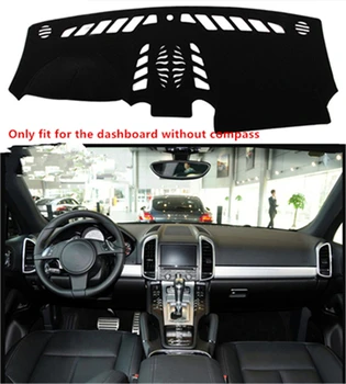 

SJ Car Inner Auto Dashboard Cover Dashmat Pad Carpet Sun Shade Dash Board Cover Fit For Porsche Cayenne no compass 2010 11-2016