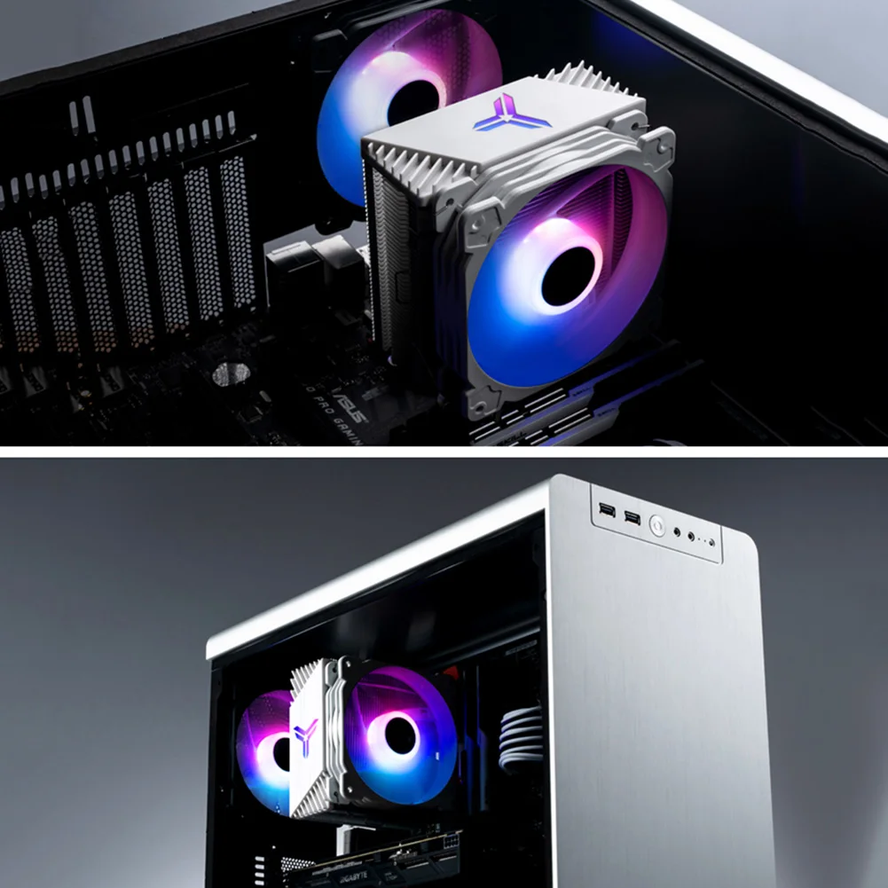 120 мм PWM 4Pin охлаждающий вентилятор для ПК 12 в тихий RGB компьютерное воздушное