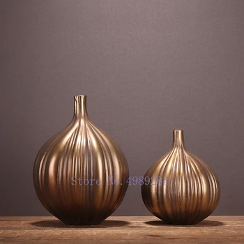 

NORDIC CREATIVE RESIN GOLD FLOWER ARRANGEMENT VASE MODERN HOME LIVING ROOM DECORATION WEDDING HOME DECORATION ACCESSORIES
