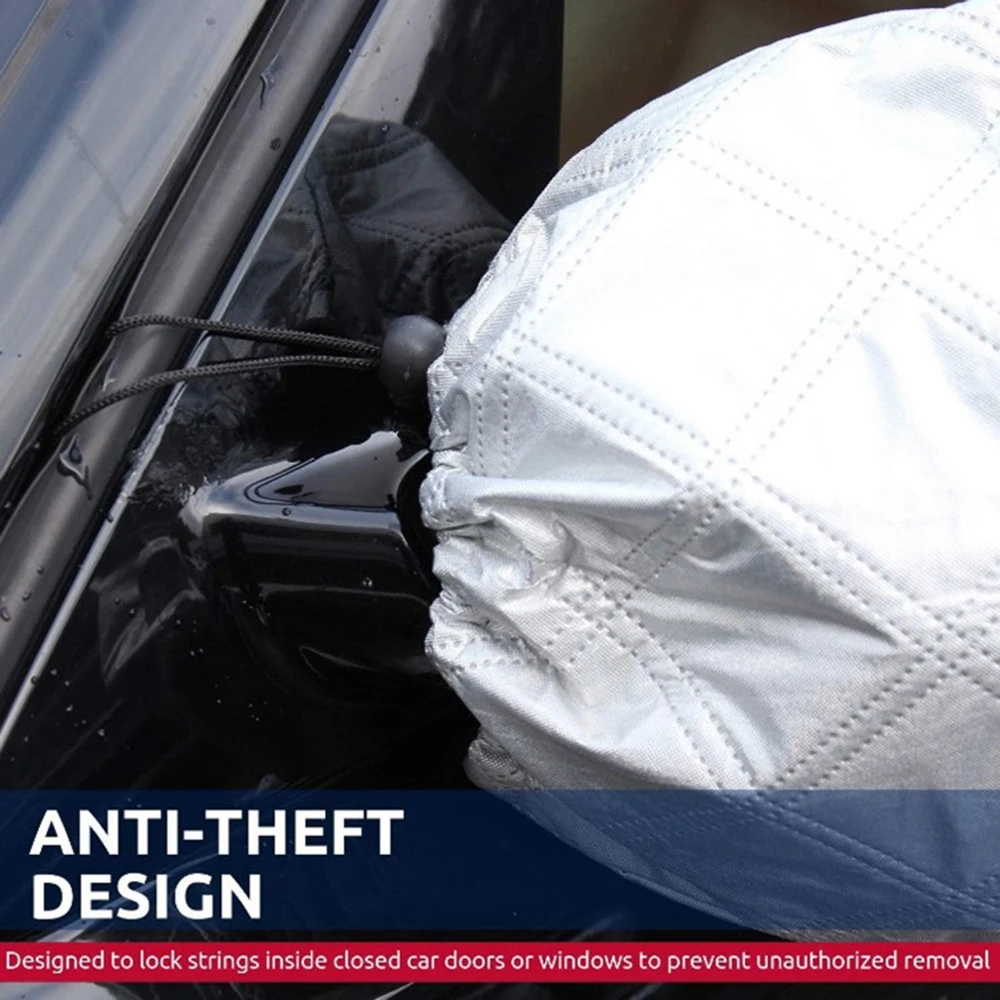 

Auto Car Rearview Mirror Protector Frost Snowproof Rain Cover Thicken~Waterproof