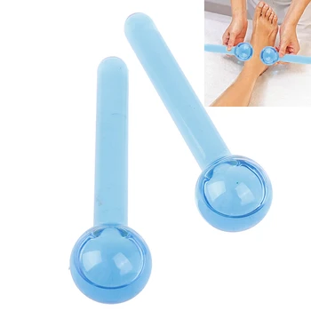 

2pcs/lot Body Massager Beauty Ice Hockey Energy Beauty Crystal Beauty Water Wave Beauty Facial Massage Ball Neck Massager