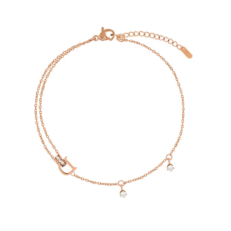 Initials D Ankle Bracelet Gold Color Anklet Bracelets Summer Barefoot Beach Accessories Leg Bracelet For Women Jewelry Gift Initials D Ankle Bracelet Gold Color Anklet Bracelets Summer Barefoot Beach Accessories Leg Bracelet For Women Jewelry Gift