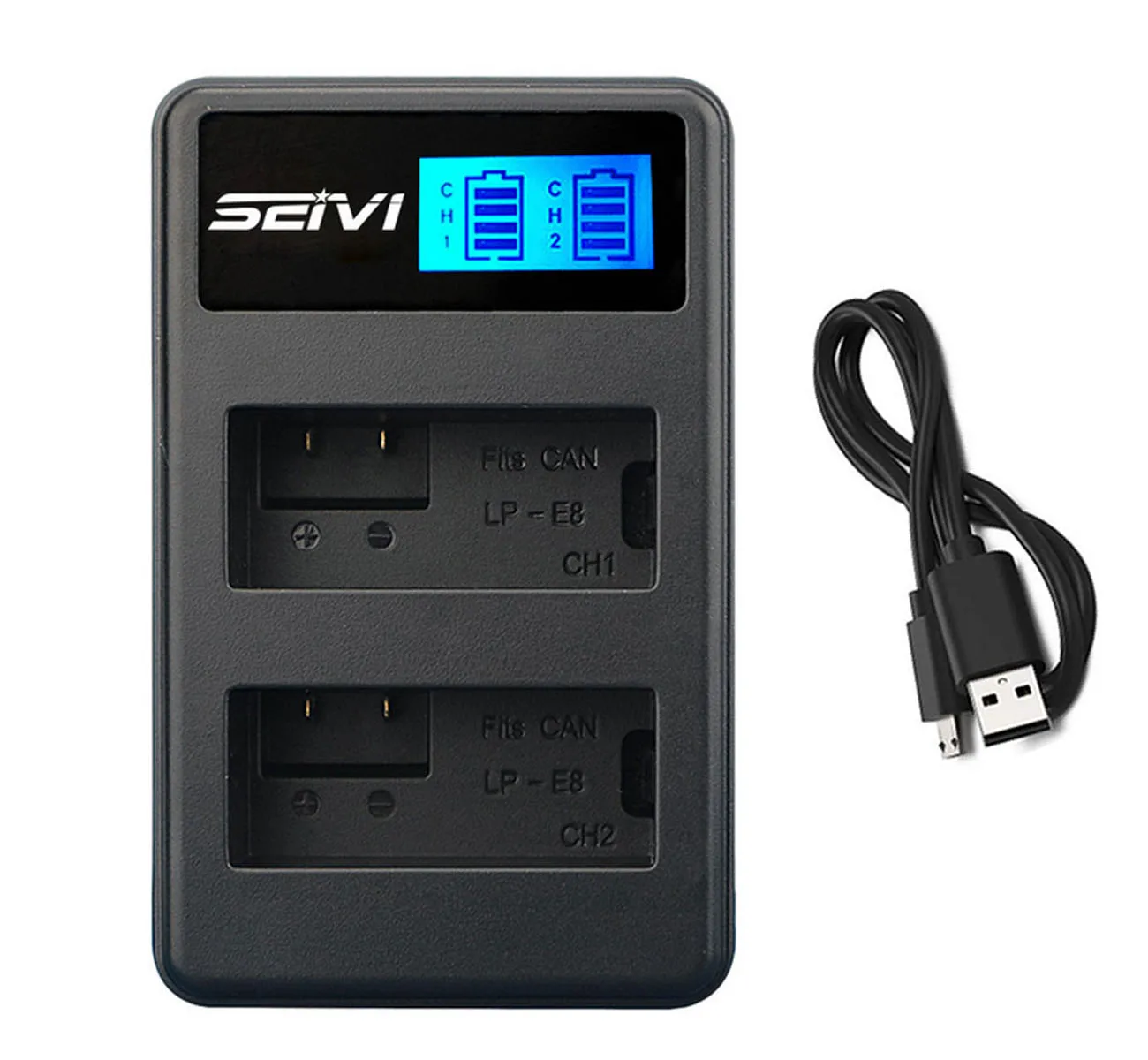 LP-E8 Battery Charger For Canon EOS Rebel T2i T3i T4i T5i and 550D 600D 650D 700D DSLR Digital SLR Camera | Электроника