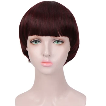 

MUMUPI synthetic wigs afro kinky curly light brown black natural cute short blonde bob wig for women cosplay wigs natural