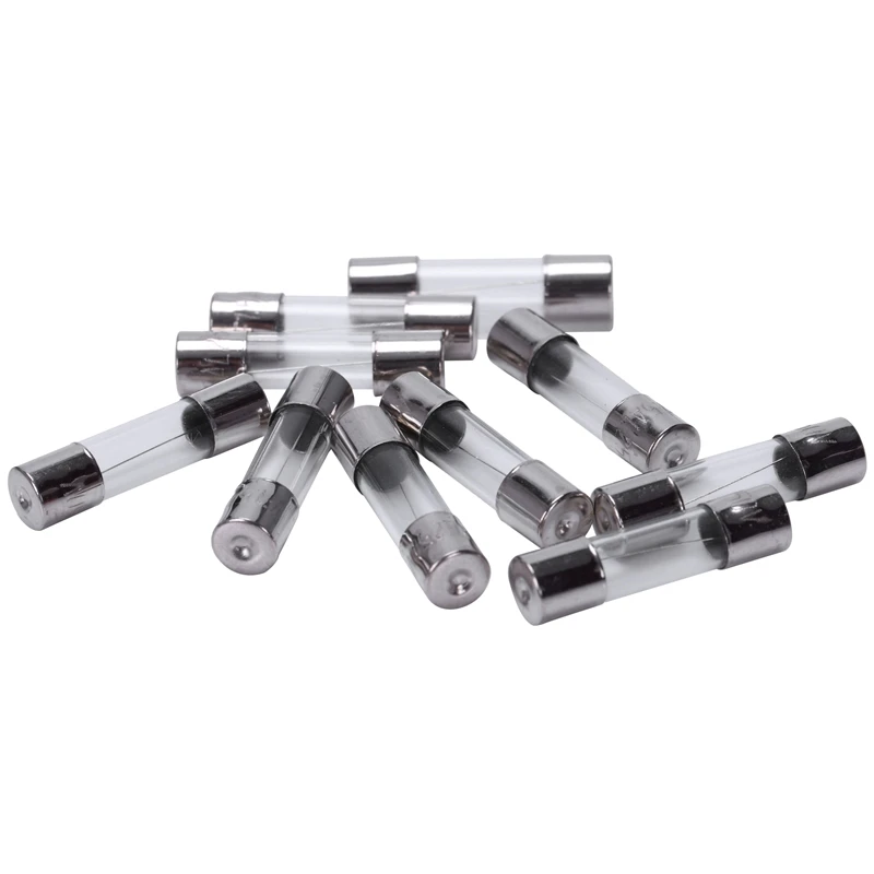 

HTHL-10 Pcs Fast Blow Type Glass Tube Fuses 5x20mm 250V 1.5A
