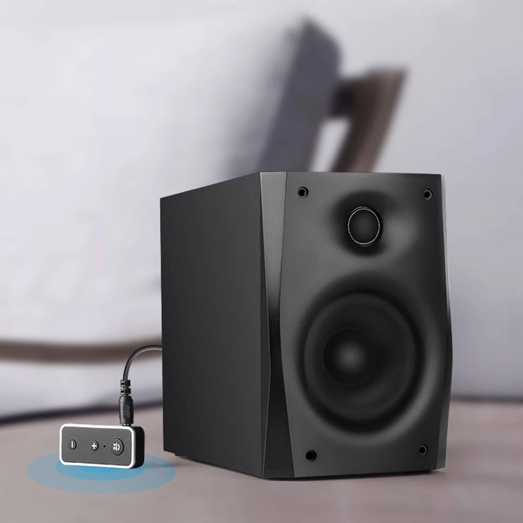 Мини Bluetooth 4,2 аудио приемник Поддержка Hands-free Звонки A2DP Стерео шумоподавление 3,5 мм Aux адаптер