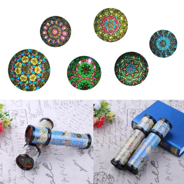20/30cm Rotating Kaleidoscopes  Magic Colorful World Preschool Classic Toys For Kid Children Puzzle Funny Gift 2
