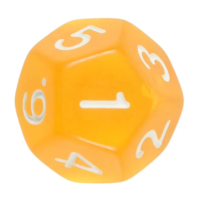 7-кости Двусторонняя D4 D6 D8 D10 D12 D20 MTG магия сбор D прозрачный желтый