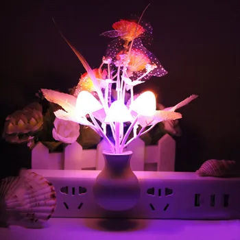 

Flowers Mushroom Bedroom Decor Light Sensation LED Night Light Bed Lamp Night Lamp FP8