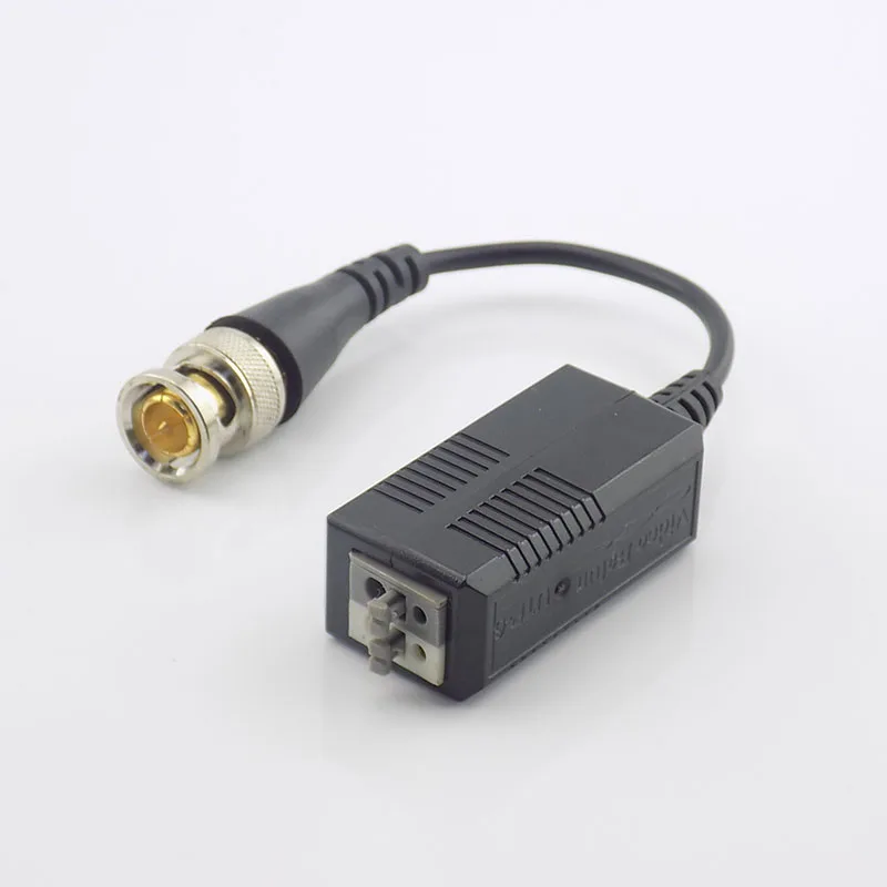 10 UTP, витая пара Согласующий трансформатор для видеоизображения, витая CCTV переходное устройство пассивные трансивера для HD CVI/TVI/AHD камеры коаксиальный bnc-разъем для UTP камеры аксессуары K18