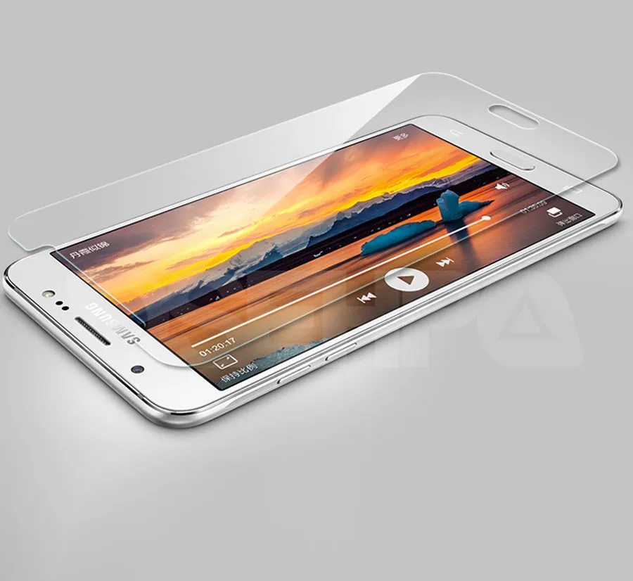 С уровнем твердости 9H закаленное Стекло на samsung Galaxy J3 J5 J7 A3 A5 A7 A6 A8 A9 Экран Защитная Стекло пленка