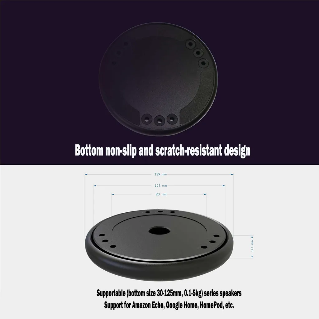 Умная подставка для колонки подставка демпфирующая Накладка для Sonos One Play 1 Google для HomePod