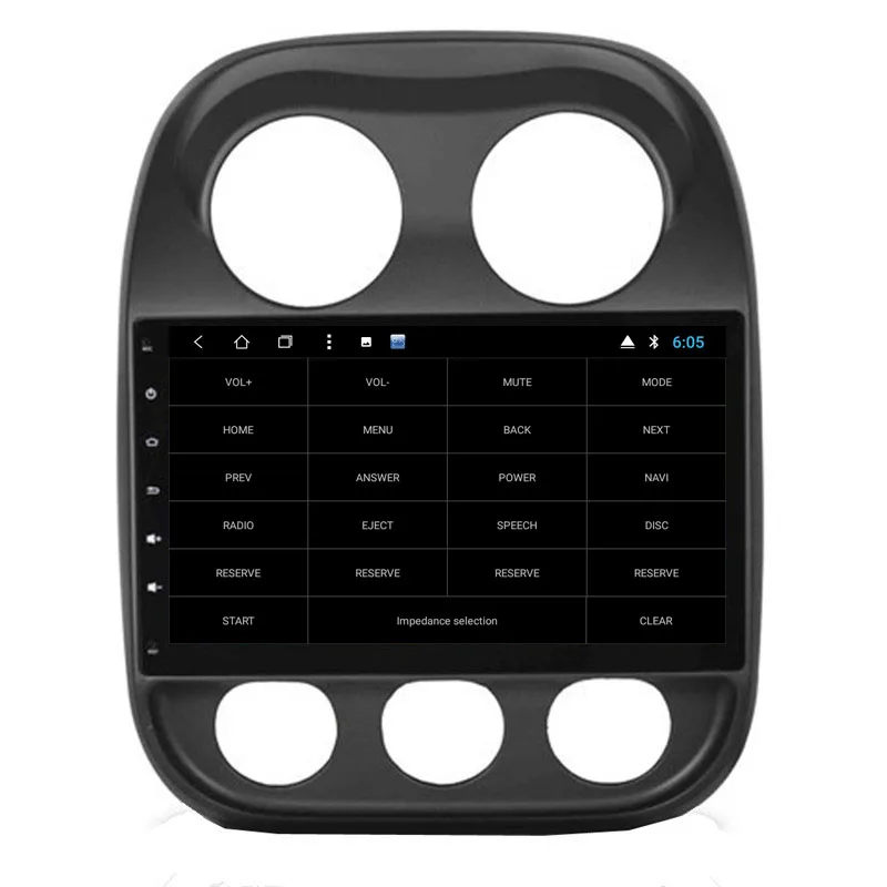 Sale NaviTopia 10.2inch Octa Core 8 core RAM 2G ROM 32G Android 8.1 Car Radio player 2016- for Jeep Compass 1