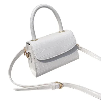 

Crocodile Pattern Crossbody Bags Small Chain Handbag PU Leather Hand Bag for Women Designer Evening Bags