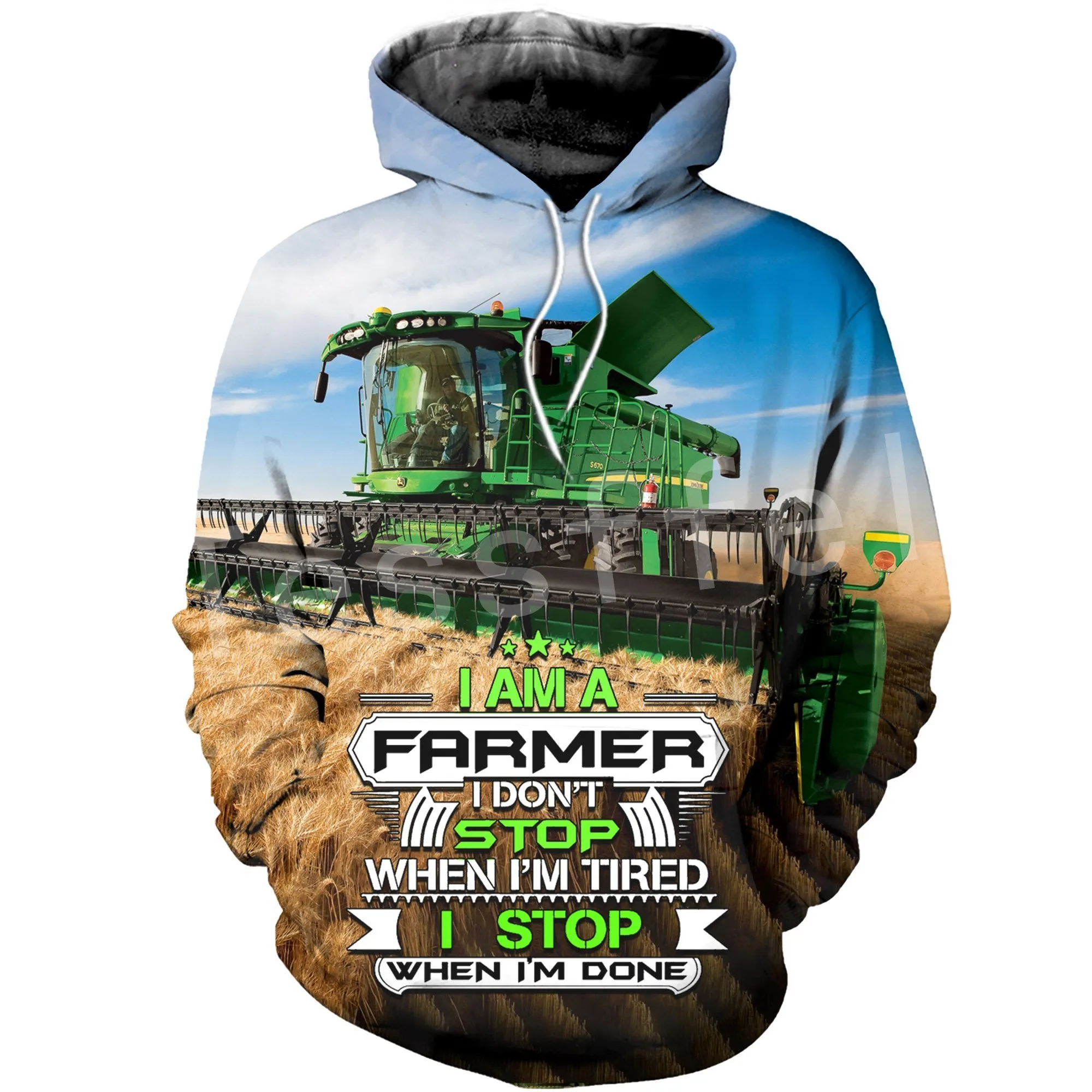

Tessffel Worker Farmer Tractor Pullover Crewneck Streetwear Harajuku Funny Casual Tracksuit Autumn Hoodies 3DPrint Men/Women B-3