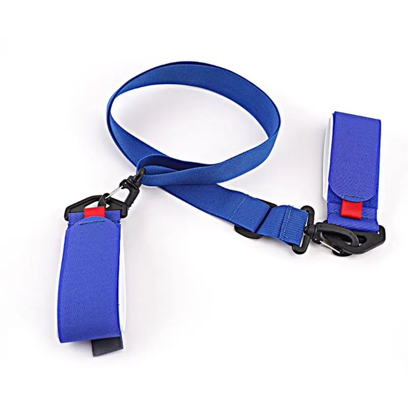 Adjustable Skiing Poles Shoulder Hand Carrier Lash Handle Straps Porter Hook Loop Protecting Black Nylon Ski Handle Strap Bags
