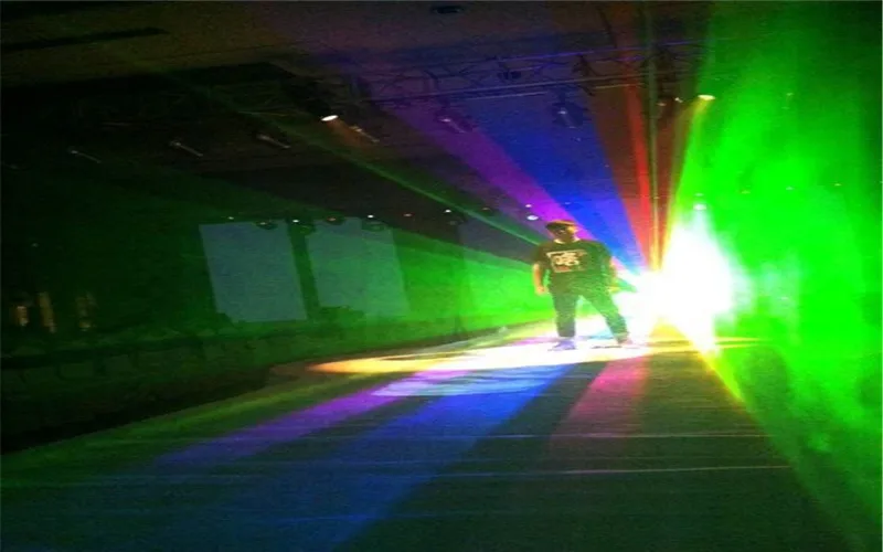 ILDA 45K galvo MINI 4 5 Вт RGB полноцветная анимация аналоговая лазерная система показа
