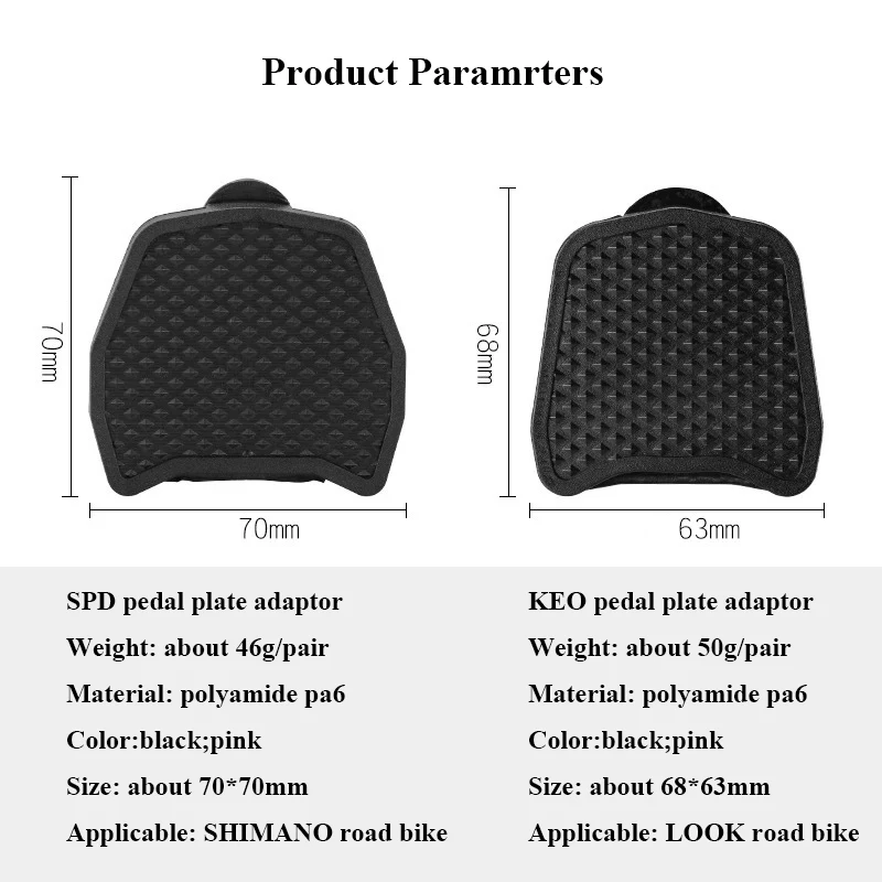 1 пара Дорожный велосипед бесклипсовая педаль платформа-адаптер конвертировать для SHIMANO SPD KEO система велосипед клип педаль адаптер Аксессуары для велосипеда