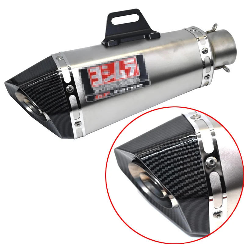 

51mm Motorcycle exhaust pipe muffler Akrapovic yoshimura exhaust with DB killer for Z900 MT09 KTM390 CBR R6 FZ8 R25