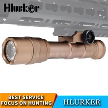 Охотничий тактический армейский AR15 M4 AK 47 фонарик 400 люменов светодиодный фонарь для скаутов, оружие, Штурмовое ружье, аксессуары с переключателем