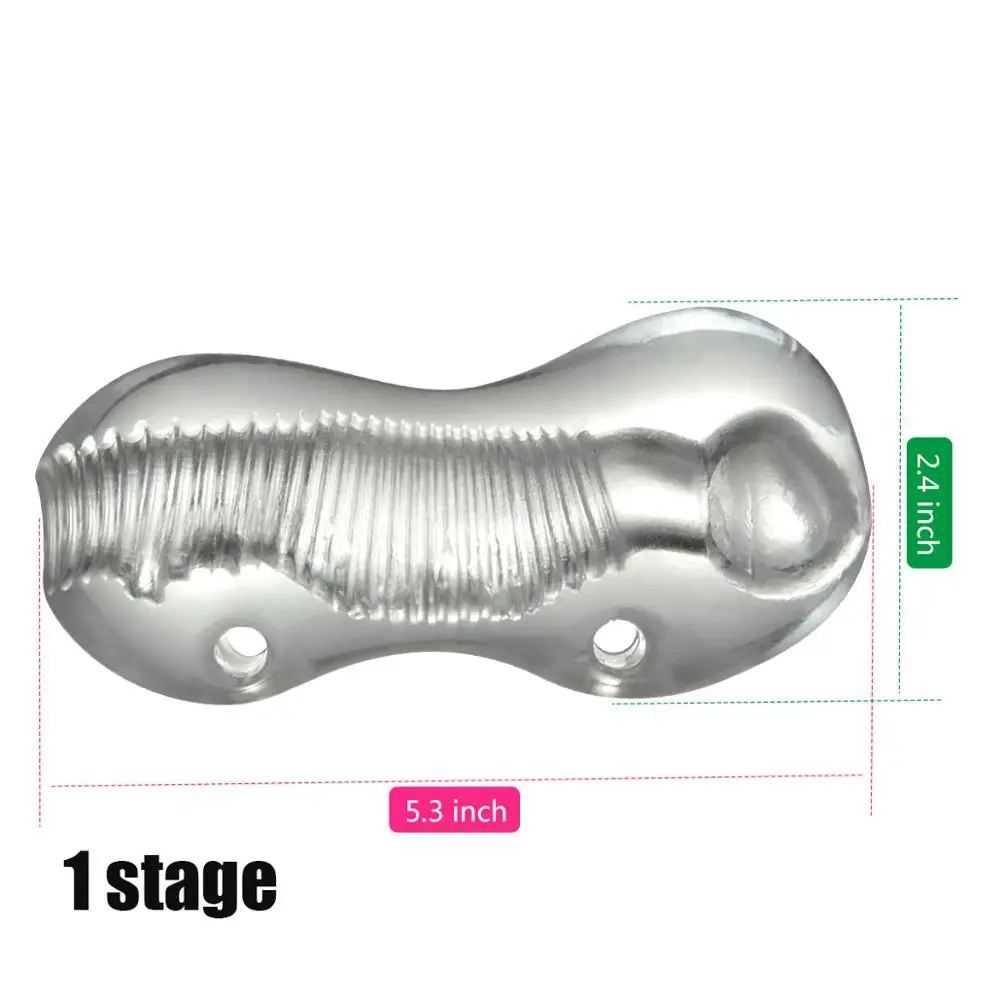 Sex Toys For Men Penis Enlargement Trainer 6 Stage Male Masturbator Pocket Pussy Real Vagina Sex Machine Sexual Toy Adult