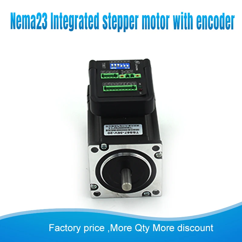 

Nema23 57mm TSS57-36V-20 24V~40VAC 2N.M Integrated Servo closed loop stepper motor +driver for cnc machines