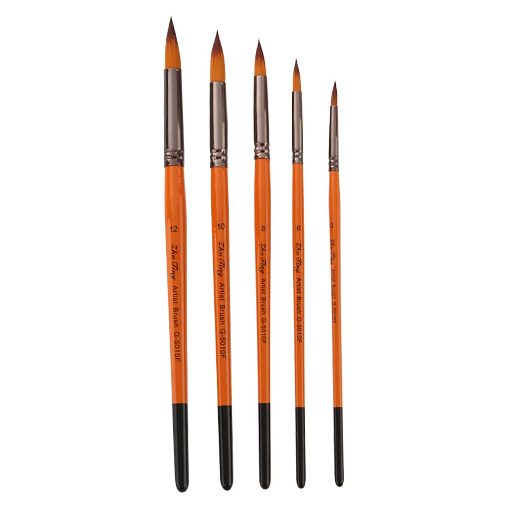 Товары Для рукоделия paint ing 5 Artist paint ing brasses кисть масляная акриловая плоская& tip paint Kit Набор Для Рисования Прямая поставка#3