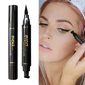 

Eye Liner Maquiagem Cosmetic Makeup Black Winged Eyeliner Stamp Waterproof Pencil Liquid Miss Rose Pen Eye Shadow TSLM1
