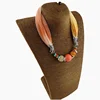 New Women Colorful Wrap Scarf Multi-style Decorative Jewelry Necklace Pendant Scarf Hijabs Femme Head Scarves 5