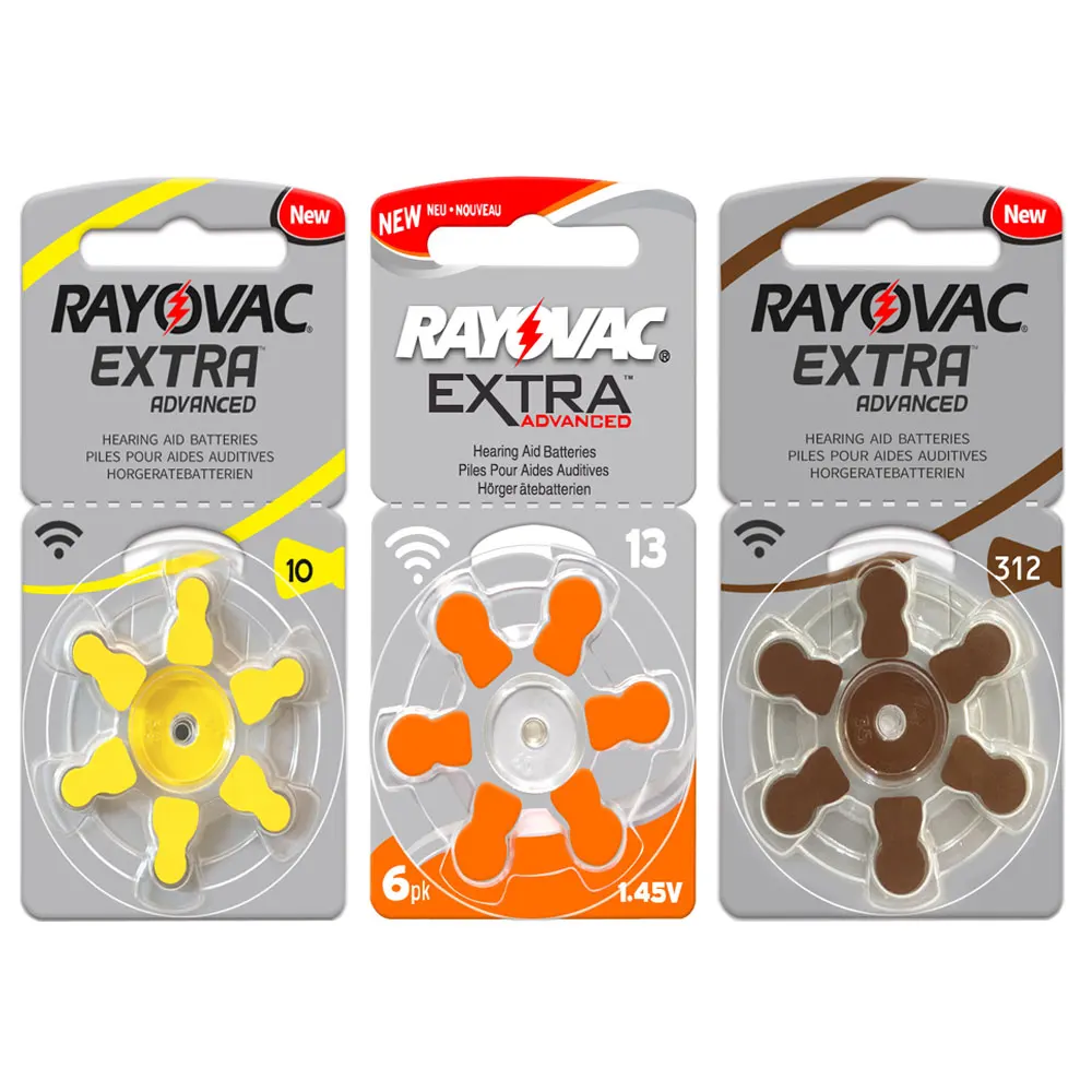 60 шт RAYOVAC Экстра слуховой аппарат батареи цинковый воздух 1 45 V 10A/A10/PR70 .13 A13 P13 PR48 .312/A312/PR41