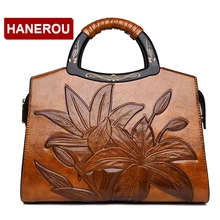 Дизайнерская классическая женская большая сумка в стиле ретро, роскошные сумки, женские сумки с Цветочным Тиснением, сумка-тоут через плечо, Bolsos Alta Calidad