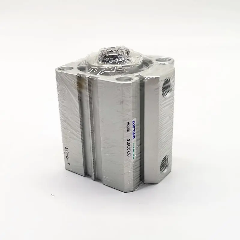 

Компактный цилиндр AirTAC SDA50X50, диаметр отверстия 50 мм, Ход 50 мм, пневматический цилиндр SDA50 * 50