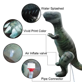 

Hot water spray dinosaur water spray toy game PVC water spray big dinosaur modeling toy