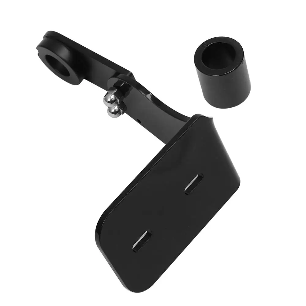 Motorcycle Black Modified Side Mount License Plate Bracket Holder For Harley Softail Fat Boy Breakout Dyna Street Bob -