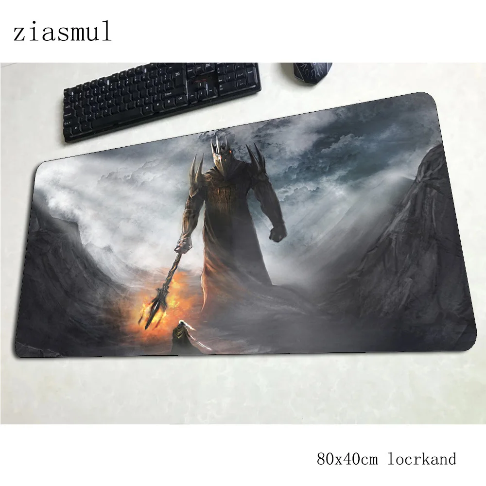 Властелин колец коврик для мыши 80x40 см игровой коврик для мышки офисный ноутбук с алюминиевым корпусом стол коврик аниме padmouse игры pc gamer коврики