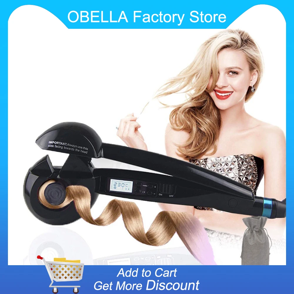 

LCD Professional automatic Hair Curler Styling Tools Female curlers curling Wand Ceramic Heating Care Wave curl iron Anti-perm