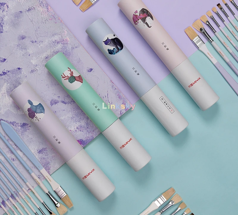 Miya Himi Artist Paint Brush Set 9 Different Sizes Paint Brushes