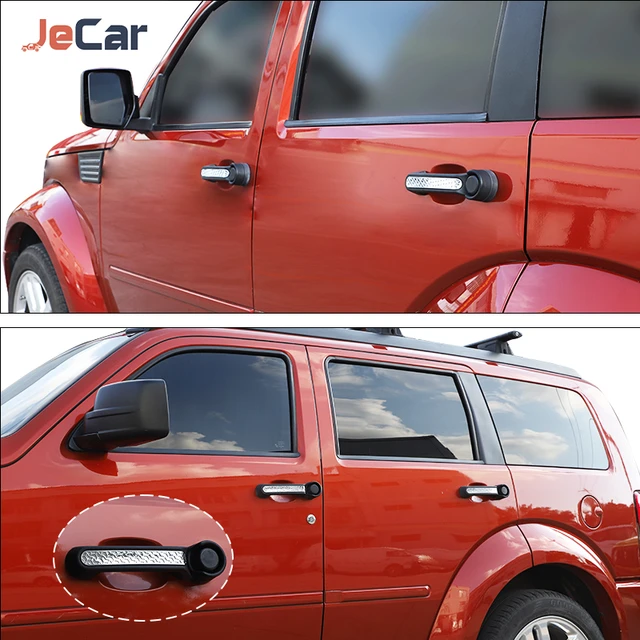 Für Jeep Patriot 2007-2013 Neue Carbon Chrom Auto Türgriff Abdeckung Trim  Aufkleber Auto Zubehör - AliExpress