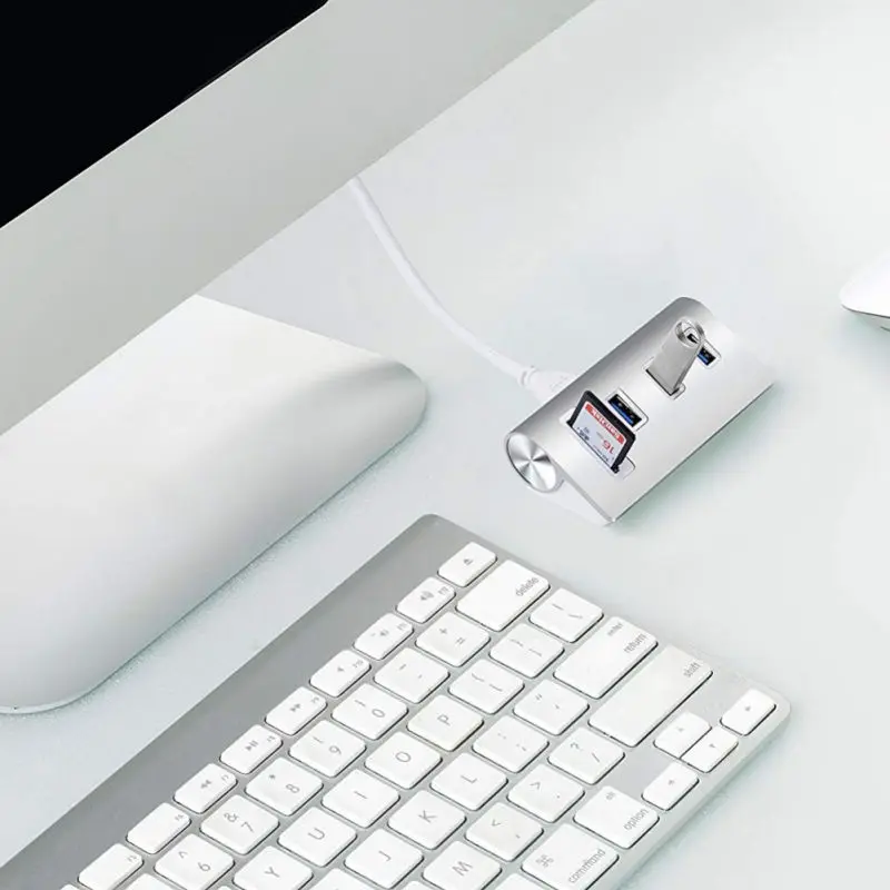 Высококачественный Прочный Портативный USB 3,0 компьютерный Многофункциональный компьютерный удлинитель для чтения карт