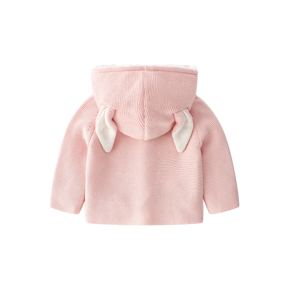 Autumn And Winter New Products CHILDREN'S Sweater Baby Rabbit Warm Coat Baby Clothes Children Knitted Coat Bs7038