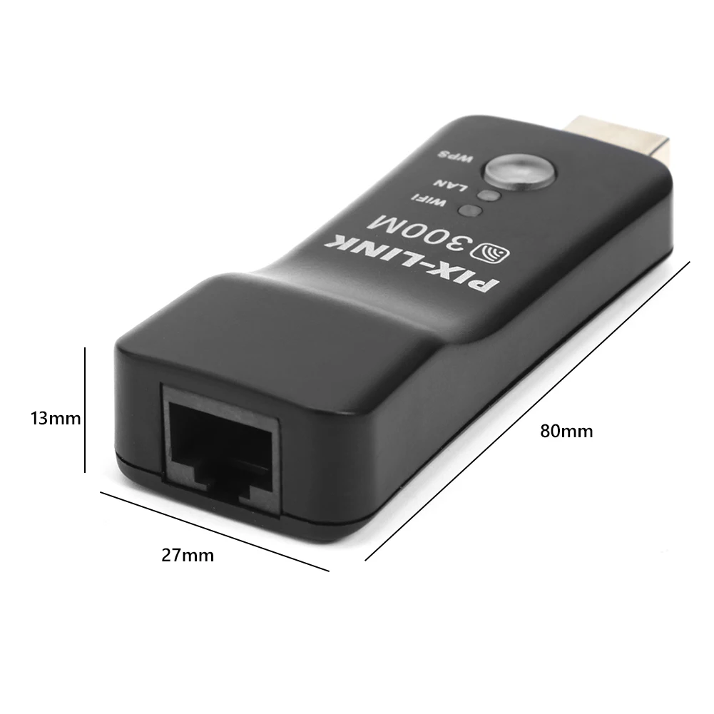 Universal Mini USB Wireless TV Network Wifi Adapter WPS 300Mbps Wi-fi Repeater RJ-45 Network Cable For Samsung LG Sony HDTV wifi adapter
