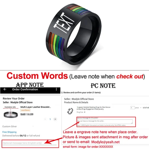 2022 New 10mm Stainless Steel Enamel Rainbow Lines LGBT Pride Rings for Man Woman Lesbian & Gay Wedding Bands Jewelry