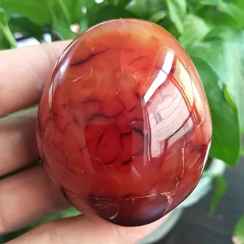 

Natural stone red agate palm stones playthings small stones and crystals healing crystals