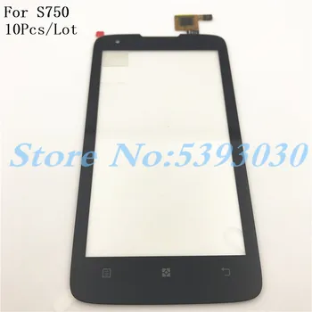 

10Ps/Lot High Quality 4.5'' For Lenovo S750 Touch Screen Panel Digitizer Glass Lens Sensor Repair Parts Replacement