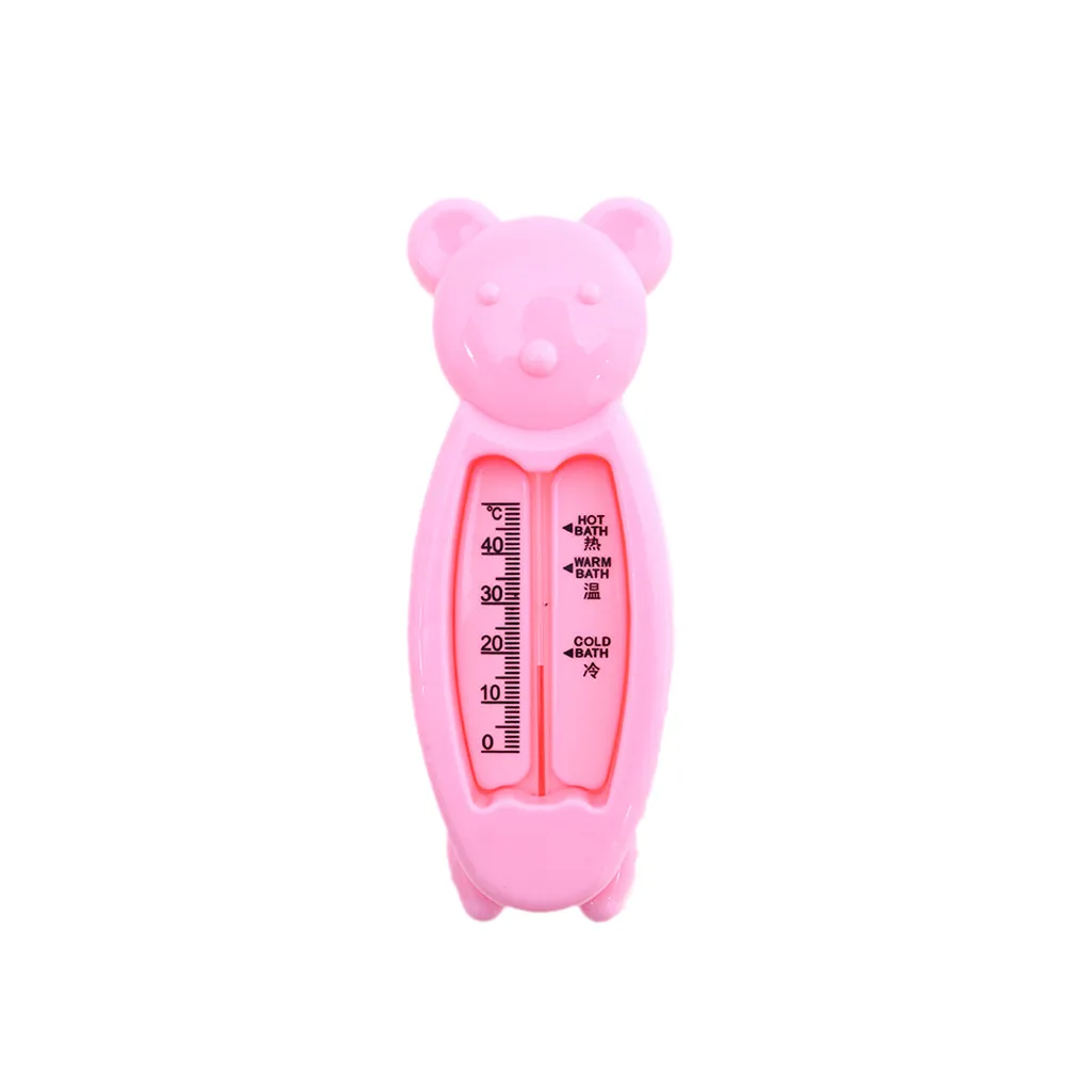 Милый детский мультяшный комнатный термометр для ванны, Детский термометр для воды с медведем - Цвет: Yellow