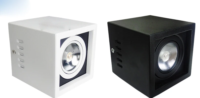 6 шт./лот площади удара светодио дный светильники 7 Вт 10 Вт 15 Вт 20 Вт 30 Вт поверхностного монтажа светодио дный потолочные светильники пятно